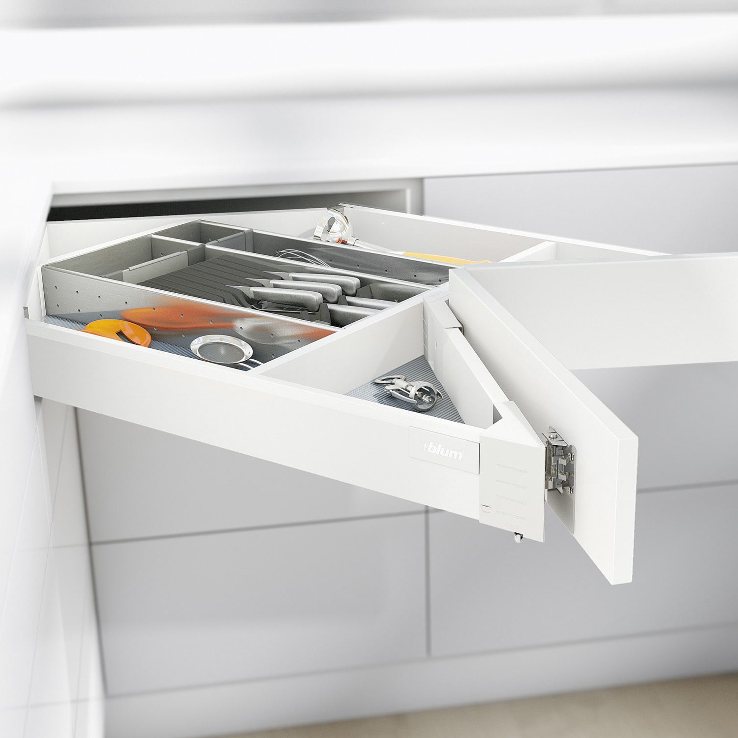 Corner drawers could be a feature, depending on your material selections