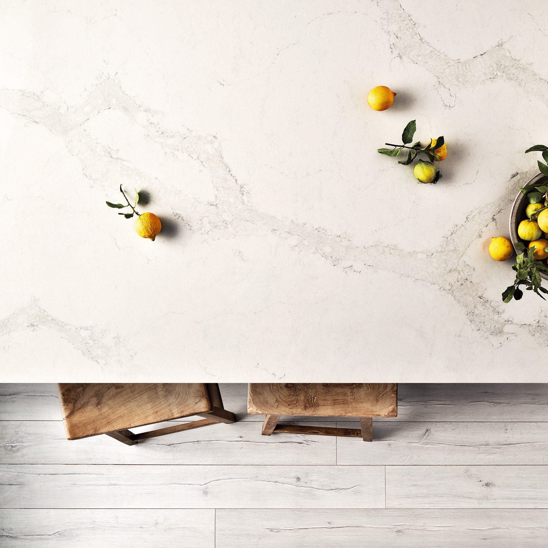 The beautiful details captured in a Caesarstone bench top