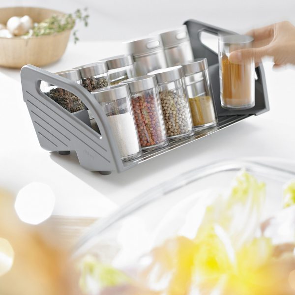 Orga-line Spice Holder keeps all the spices within easy reach during preparation and cooking